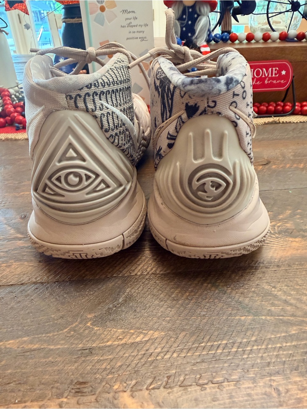 Nike Kyrie S2 Hybrid 'Desert Camo' size 8 fossil stone color 2020 Release GUC - Picture 12 of 16